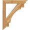 Ekena Millwork Merced Traditional Rough Sawn Bracket, Western Red Cedar, 4"W x 30"D x 36"H BKT04X30X36MRC01RWR - alternate 4